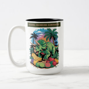Es ist nur das Frühstück Zweifarbige Tasse