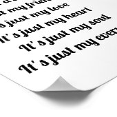 Es ist nur ein Dog Poster (Ecke)