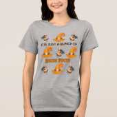 Es ist nur ein Haufen Hocus Pocus Halloween Hexe Tri-Blend Shirt (Vorderseite)