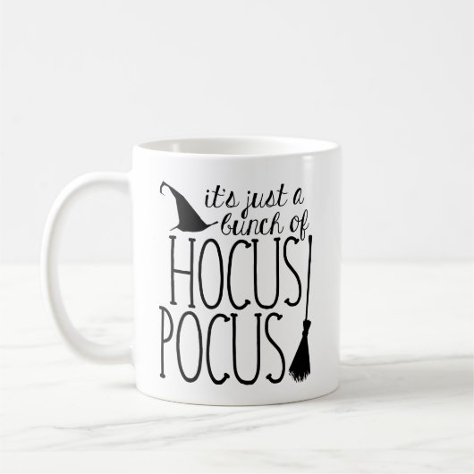 Es ist nur ein Haufen HOCUS POCUS Kaffeetasse (Links)
