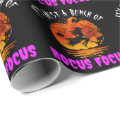 Es ist nur ein Haufen Hocus Pocus Pumpkin Hallowee Geschenkpapier (Rolleneckpunkt)