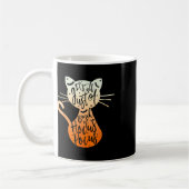 Es ist nur ein Haufen Hocuss Pokus Halloween Cat L Kaffeetasse (Links)