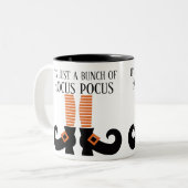 Es ist nur ein Haufen Hokuspokus Zweifarbige Tasse (Vorderseite Links)