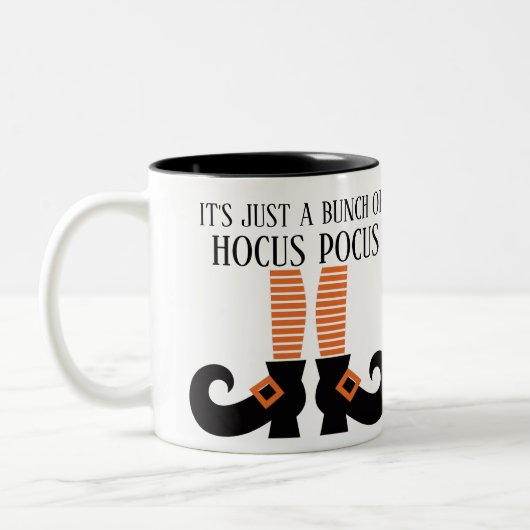 Es ist nur ein Haufen Hokuspokus Zweifarbige Tasse (Links)