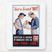 Es ist nur ein Scratch - aber! Mousepad (Vorne)