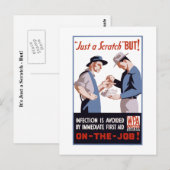 Es ist nur ein Scratch - aber! Postkarte (Vorne/Hinten)