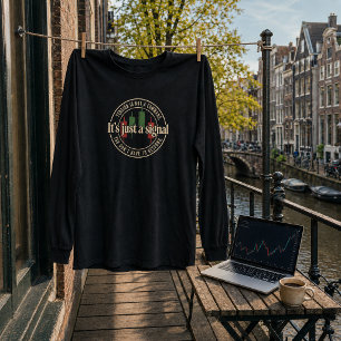 Es ist nur ein Signal Handelspsychologie-Design Tri-Blend Shirt