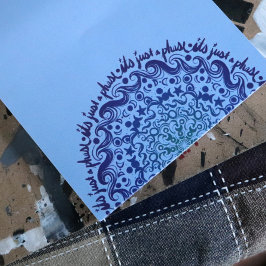 Es ist nur eine Phase Mondphasen Notizblock