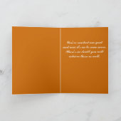 Es ist nur gerade die Anfang-Abschluss-Karte Karte (Innenseite)