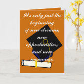 Es ist nur gerade die Anfang-Abschluss-Karte Karte (Gelbe Blume)