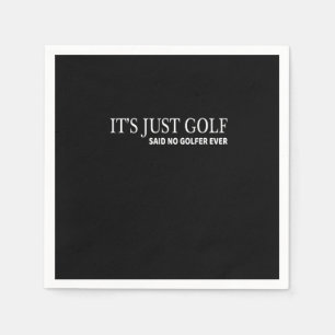 Es ist nur Golf T - Shirt für Golfer Funny Golfing Serviette