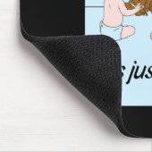 Es ist nur Haut Mousepad (Ecke)