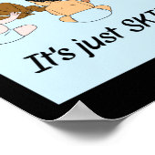 Es ist nur Haut Poster (Ecke)