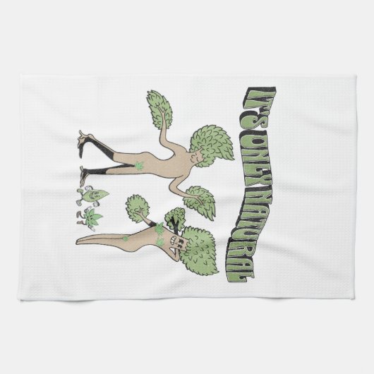 Es ist nur natürlich geschirrtuch (Horizontal)