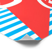 Es ist nur Rock and Roll Baby, mit rotem Stern, Poster (Ecke)