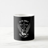 Es ist nur Rock 'n Roll Gitarre Rock Kaffeetasse (Mittel)