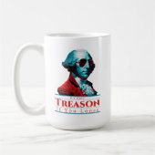 Es ist nur Verrat, wenn man George Washington verl Kaffeetasse (Links)