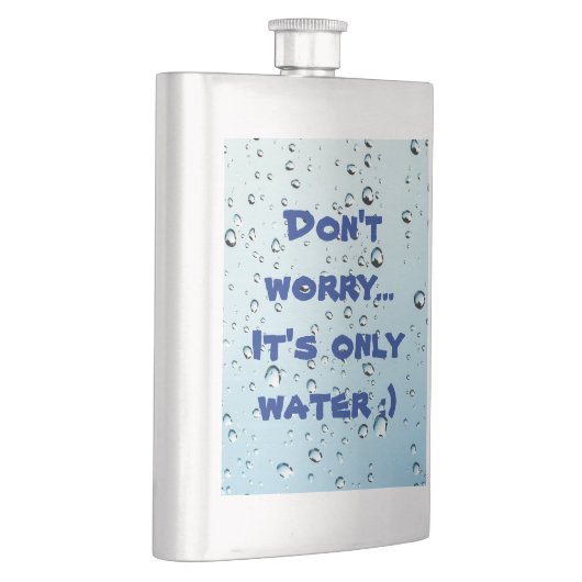 Es ist nur Wasser-Flasche Flachmann (Rechts)