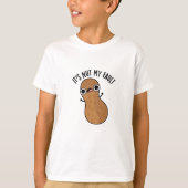 Es ist Nut my Fault Funny Peanut Pun T-Shirt (Vorderseite)