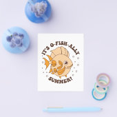 Es ist O-Fisch-Sommer Fisch Pun Flyer (Einzeln)