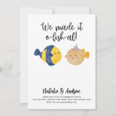 Es ist O-FISH-AL Funny Niedlich Summer Brautparty Einladung (Vorderseite)