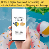 Es ist O-FISH-AL Funny Niedlich Summer Brautparty Einladung