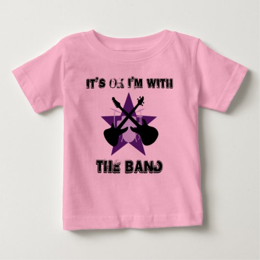 Es ist O.K., das ich mit DEM BAND bin Baby T-shirt (Vorderseite)
