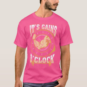 Es ist O'Clock Gym Bodybuilding Gewichtszunahme T-Shirt