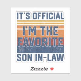 Es ist Offiziell, dass ich der Lieblingsjunge im J Aufkleber