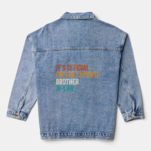 Es ist Offiziell, dass ich der Lieblingsschwester  Jeansjacke