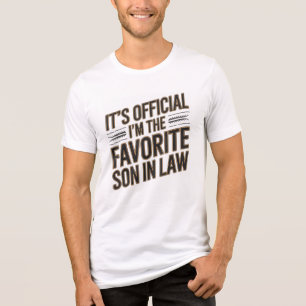 Es ist Offiziell, dass ich der Lieblingsschwester Tri-Blend Shirt