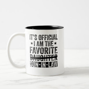 Es ist Offiziell, dass ich der Lieblingsschwiegers Zweifarbige Tasse