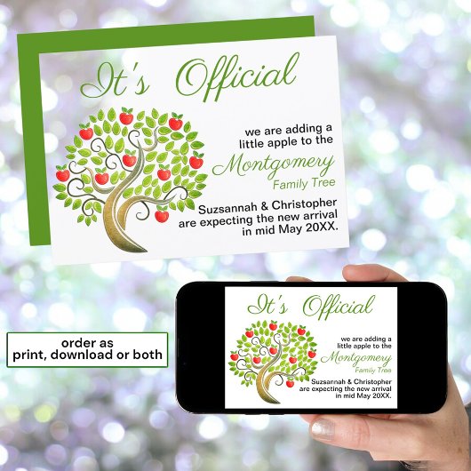 Es ist Offiziell, dass wir eine Vorlage für den Ap