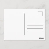 Es ist Offizielle Hochzeitsankündigung Postkarte (Rückseite)