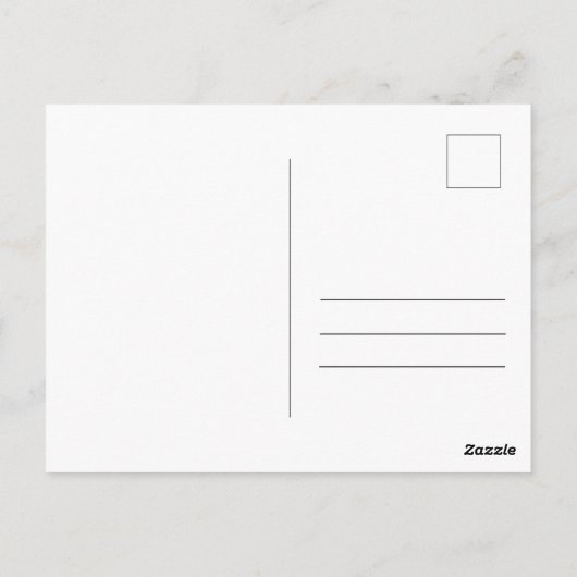 Es ist Offizielle Hochzeitsankündigung Postkarte (Rückseite)