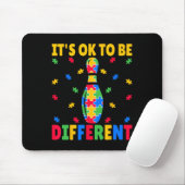 Es ist OK, anders zu sein - Bowling Lover Autismus Mousepad (Mit Mouse)