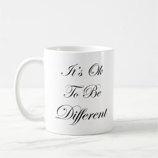 Es ist ok, anders zu sein kaffeetasse