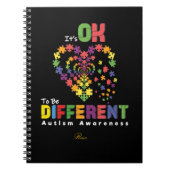 Es ist OK, anders zu sein — Neurodiversi feiern Notizblock (Vorderseite)