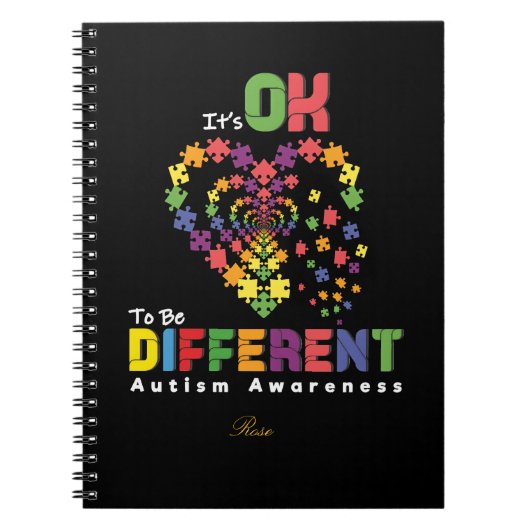 Es ist OK, anders zu sein — Neurodiversi feiern Notizblock (Vorderseite)
