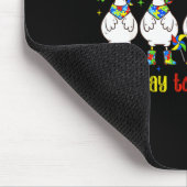 Es-ist-ok anders zu sein süßer Dummkopf Autismus Mousepad (Ecke)