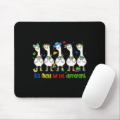 Es-ist-ok anders zu sein süßer Dummkopf Autismus Mousepad (Mit Mouse)