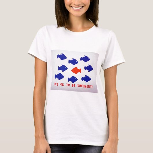 Es ist ok, anders zu sein! T-Shirt (Vorderseite)