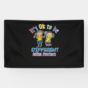 Es ist OK, ein anderer Autismus-Aufklärungsmonat z Banner