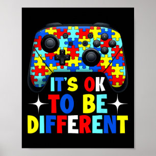 Es ist OK, ein anderer Autismus Gaming Controller Poster