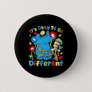 Es ist OK, ein anderer Autismus-Sensibilisierungse Button