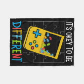 Es ist OK, ein anderer Videospielcontroller Auti z Fleecedecke (Vorderseite (Horizontal))