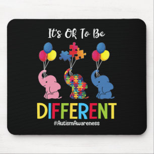 Es ist OK, ein anderes Autismus-Bewusstsein Kinder Mousepad