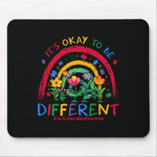Es ist ok, ein anderes Bewusstsein für Regenbogena Mousepad