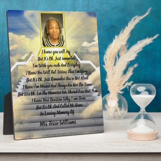 Es ist Ok Memorial Fotoplatte (Seite)