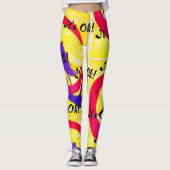 Es ist OK! Mermaid Eclipse Art von Venus Leone Leg Leggings (Vorderseite)